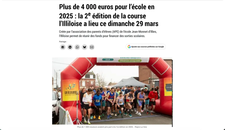 Article de La Voix Du Nord