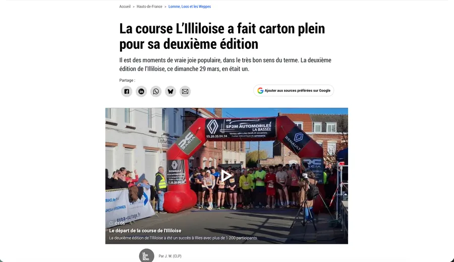 Article de La Voix Du Nord